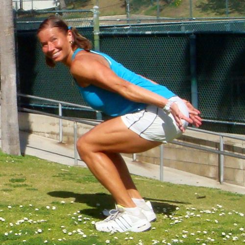 Gotta love froggie jumps! They improve your tennis fitness fast!