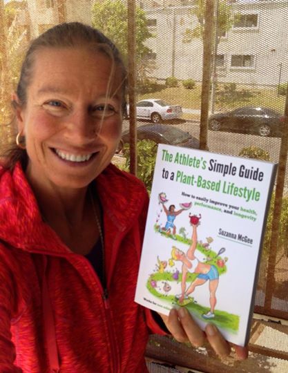 Suzanna with The Athlete's Simple Guide to a Plant-Based Lifestyle