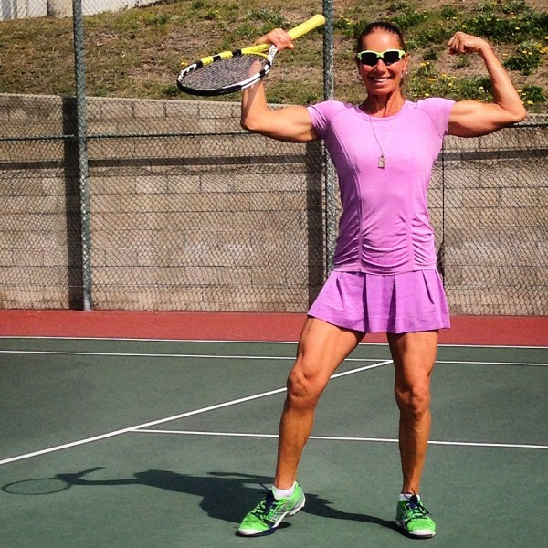 raw vegan tennis player athlete on the court