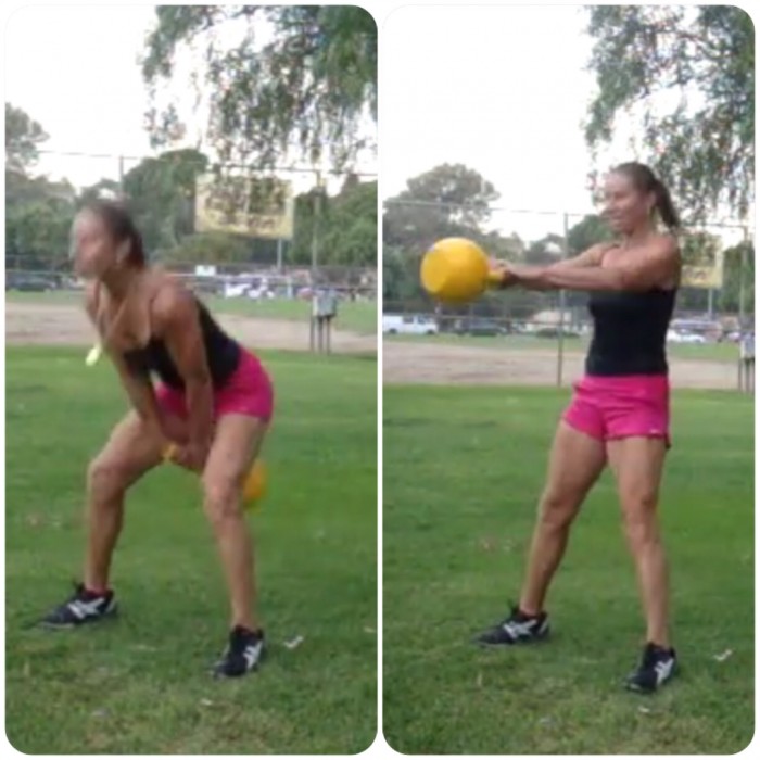 Strengthen your glutes with kettlebell swing