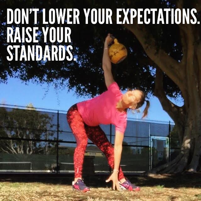 fitness goals — raise your standards